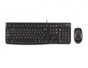 Logitech Desktop MK120 USB, Keyboard + Mouse, US black